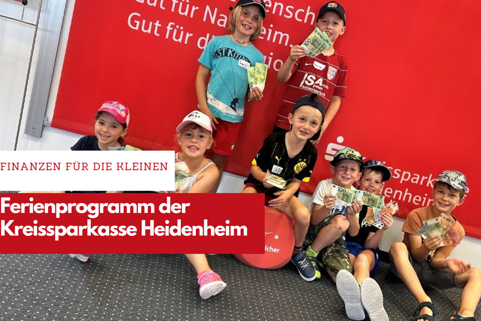 Strahlende Kinderaugen gab‘s beim Ferienprogramm der Kreissparkasse Heidenheim.