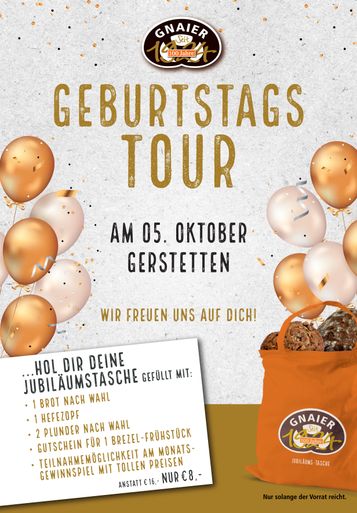 Geburtstagstour Sep/Okt