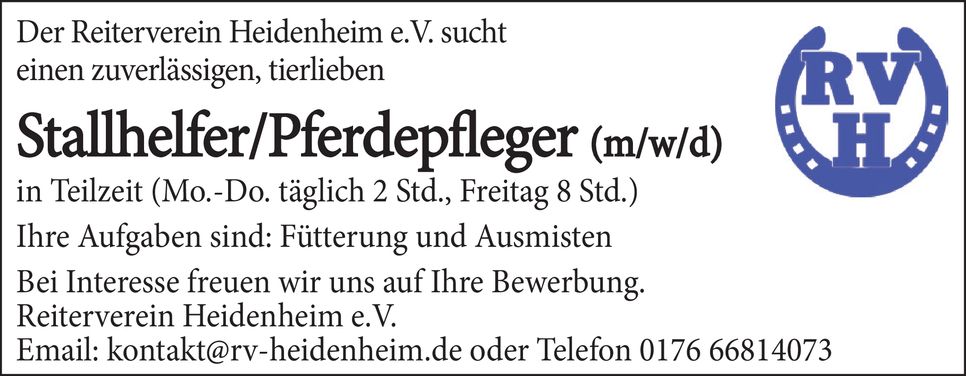 Pferdepfleger