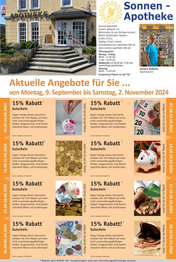 Allerletzte Seite - September und Oktobe